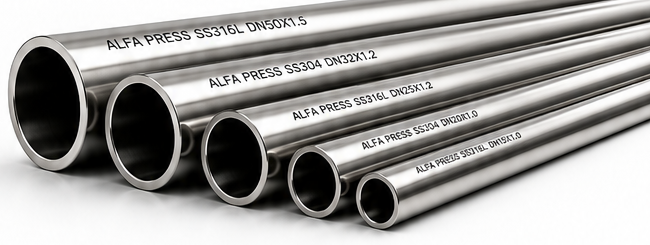ALFA PRESS Stainless Steel Pipes